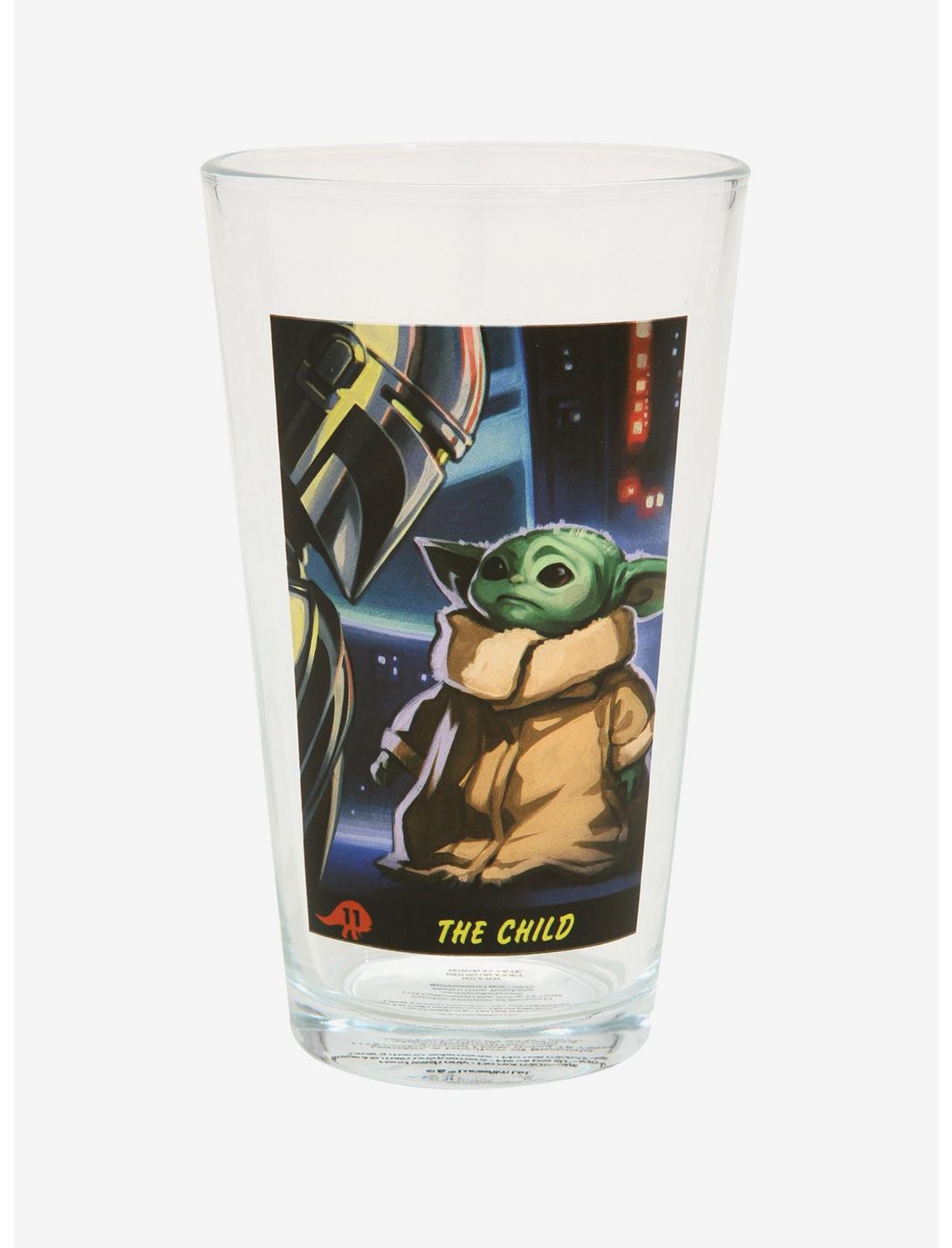 Star Wars The Mandalorian The Child Poster Pint Glass - BoxLunch Exclusive, , hi-res
