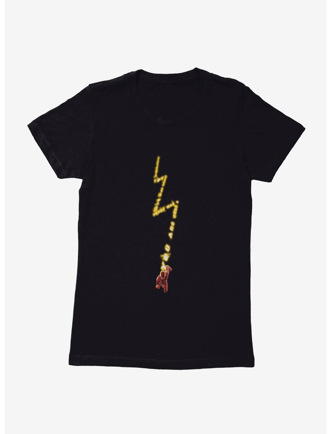 DC Comics The Flash Just A Young Man Womens T-Shirt, BLACK, hi-res