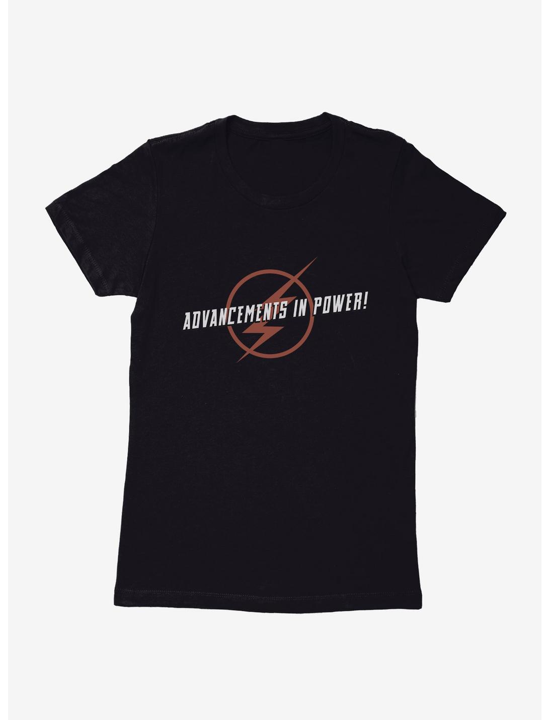 DC Comics The Flash Power Advancements Womens T-Shirt, BLACK, hi-res