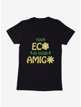 Earth Day Amigos For Life Womens T-Shirt, BLACK, hi-res