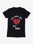 Earth Day It's Not Me It's You Womens T-Shirt, BLACK, hi-res
