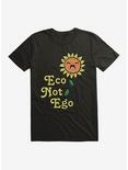 Earth Day Eco Not Ego T-Shirt, BLACK, hi-res
