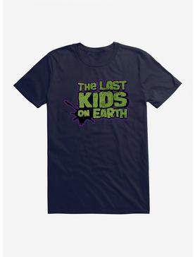 The Last Kids On Earth Name Logo T-Shirt, NAVY, hi-res