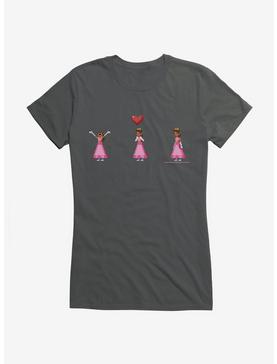 The Last Kids On Earth Pixelated June Girls T-Shirt, CHARCOAL, hi-res