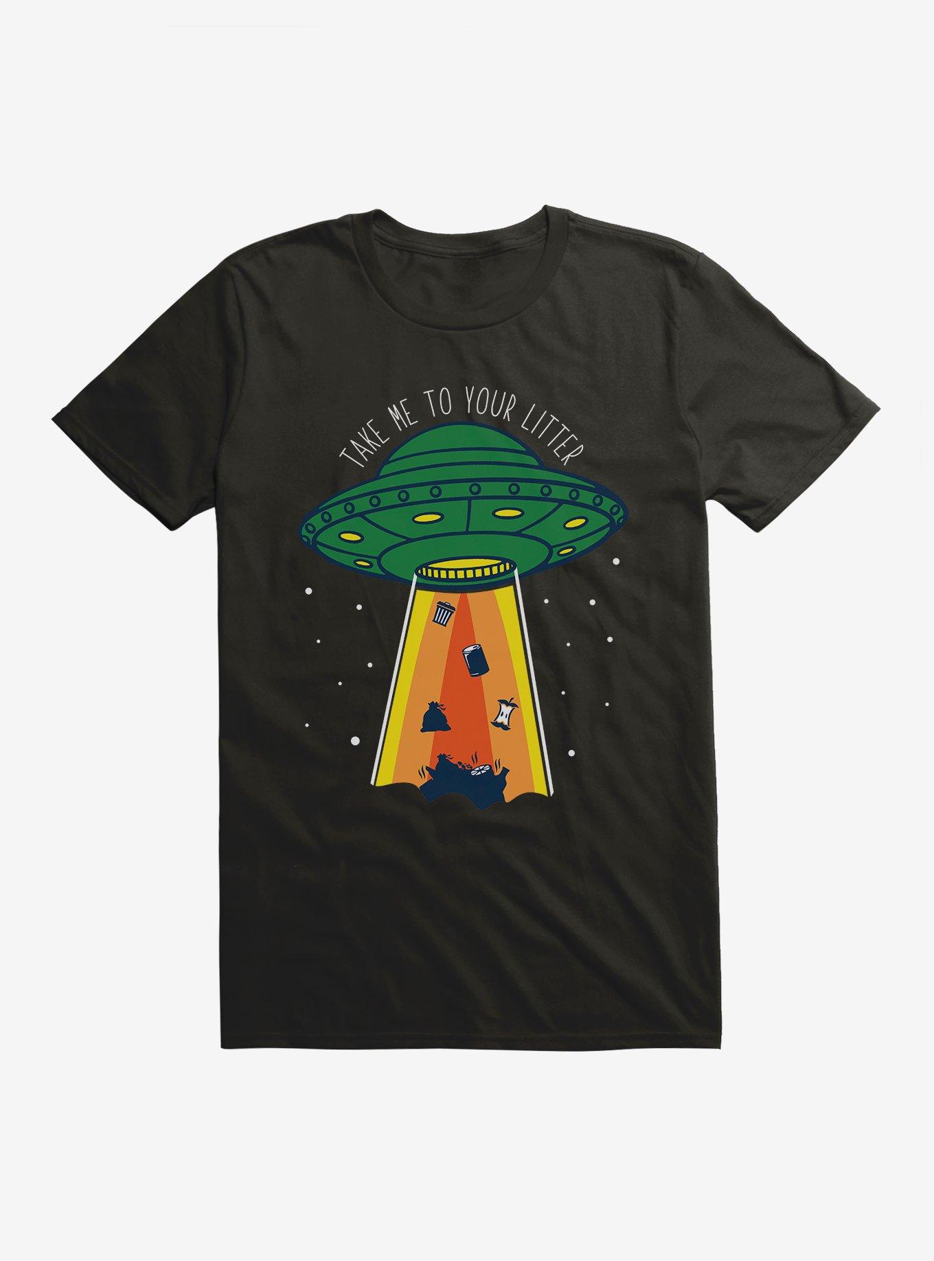 Hot Topic Earth Day UFO Litter T-Shirt | Hot Topic