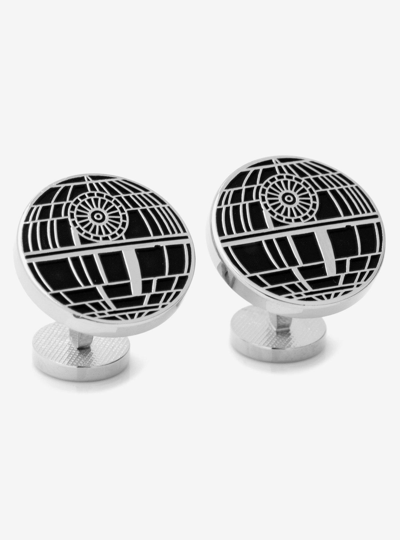 Star Wars Recessed Matte Death Star Cufflinks, , hi-res