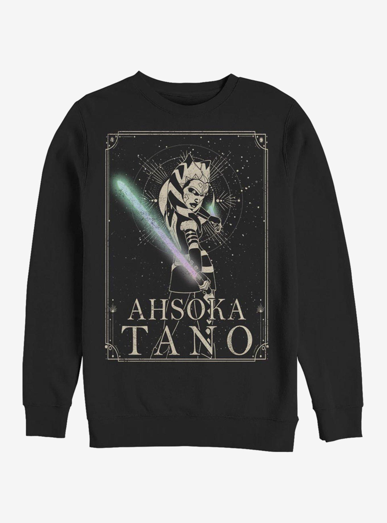 Star Wars: The Clone Wars Ahsoka Celestial Sweatshirt, BLACK, hi-res