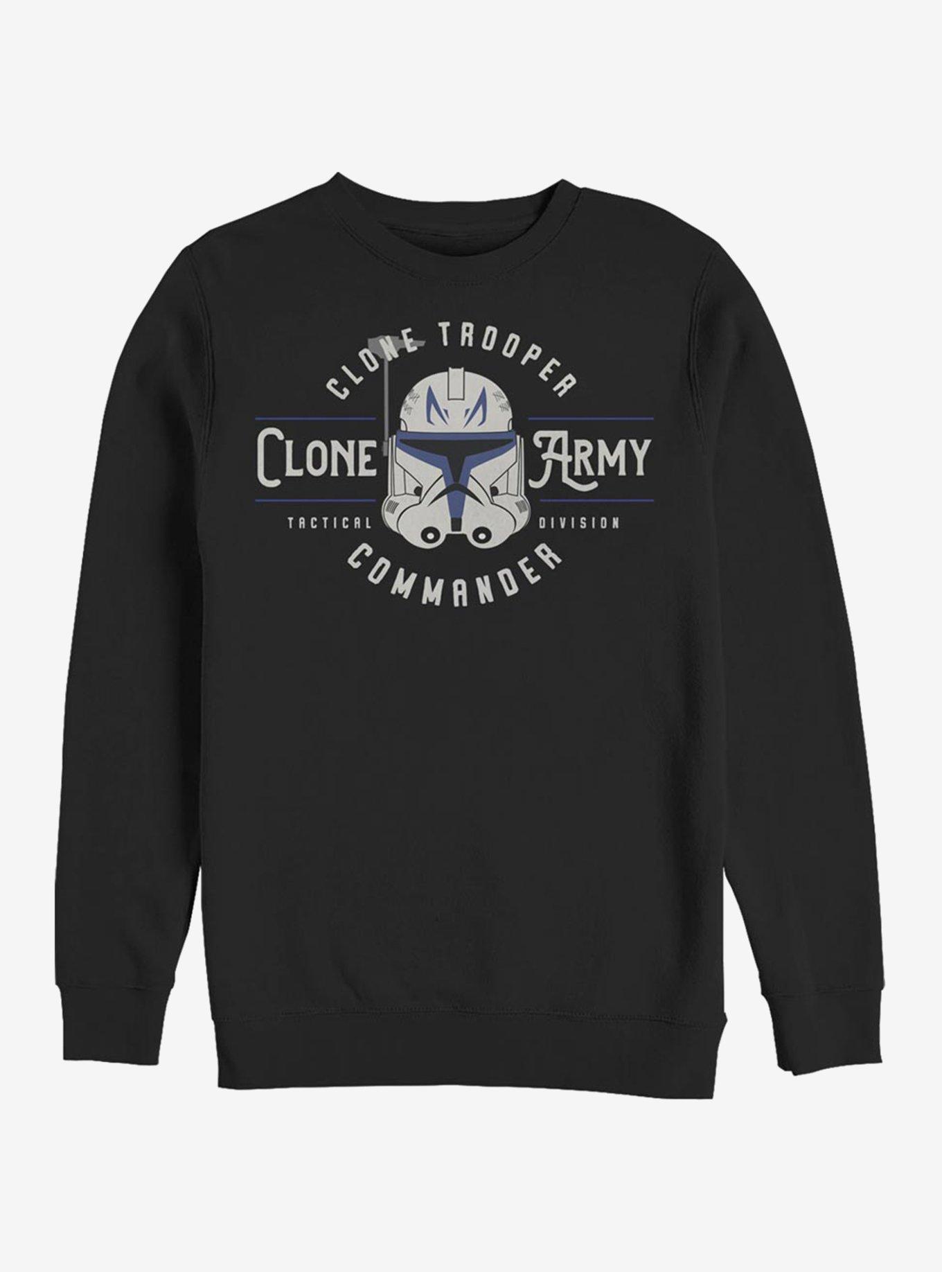 Star Wars: The Clone Wars Clone Army Emblem Sweatshirt, BLACK, hi-res