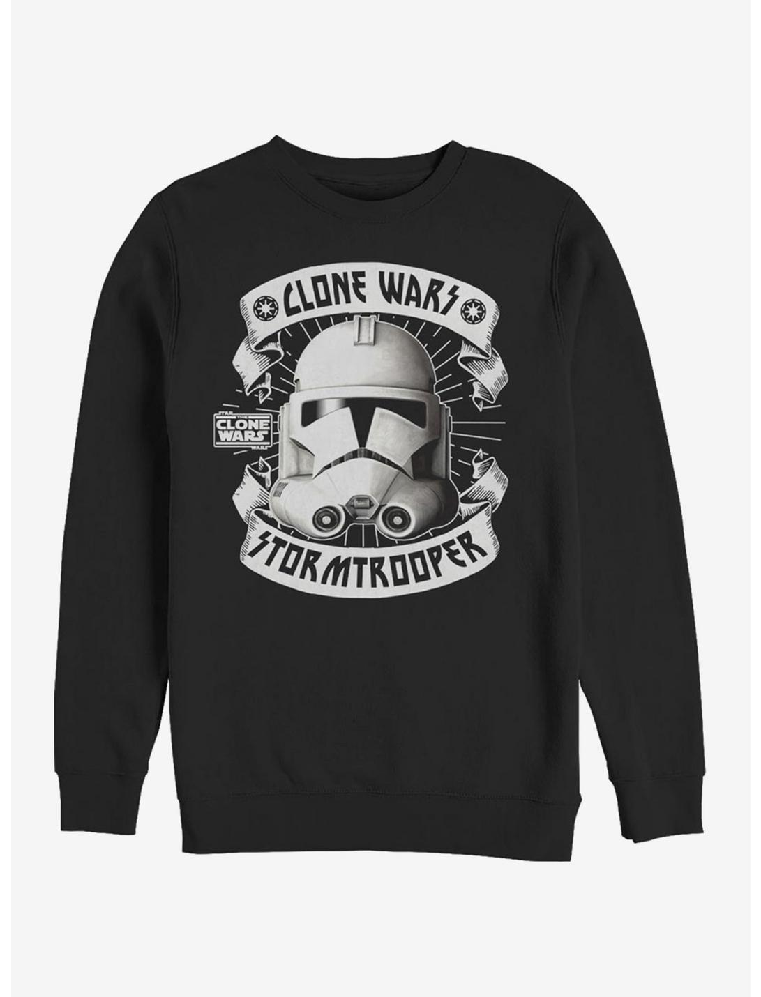 Star Wars: The Clone Wars Banner Trooper Sweatshirt, BLACK, hi-res