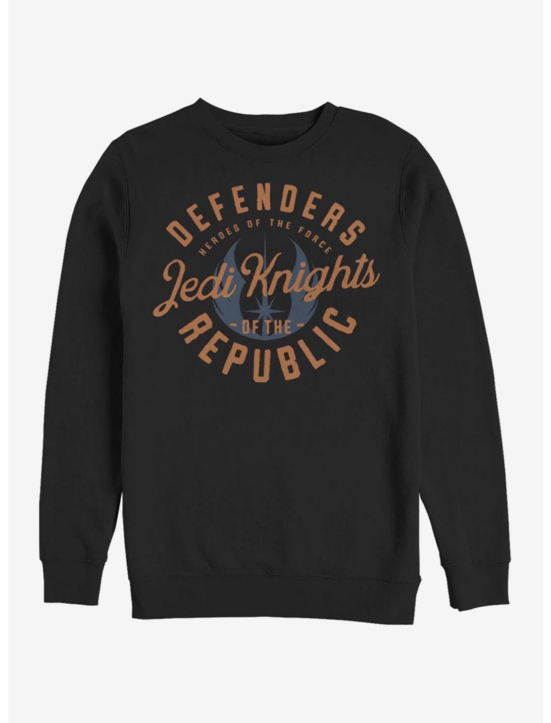 Star Wars: The Clone Wars Jedi Knights Emblem Sweatshirt, BLACK, hi-res