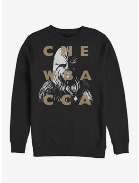 Star Wars: The Clone Wars Chewbacca Text Sweatshirt, , hi-res
