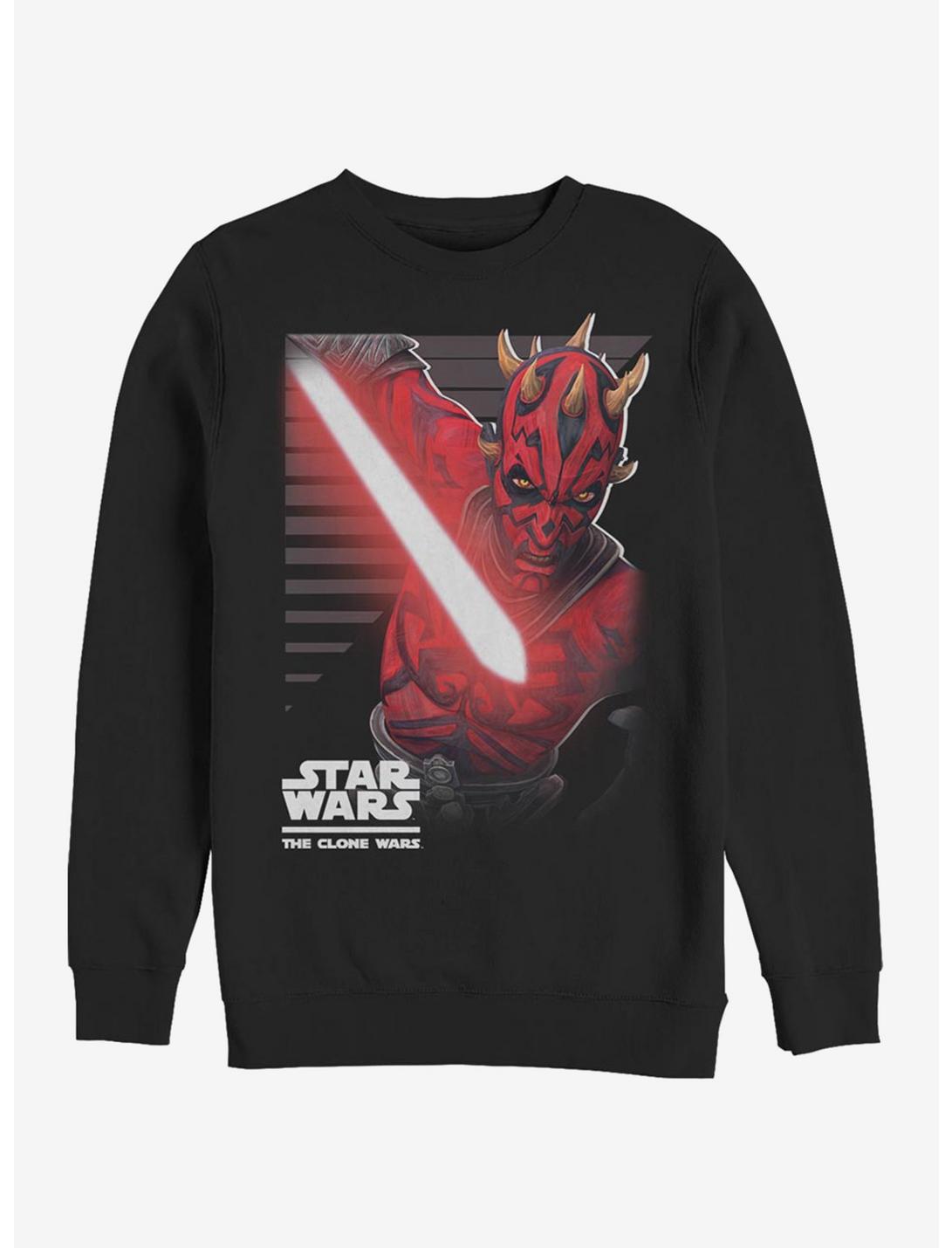 Star Wars: The Clone Wars Maul Strikes Sweatshirt, BLACK, hi-res