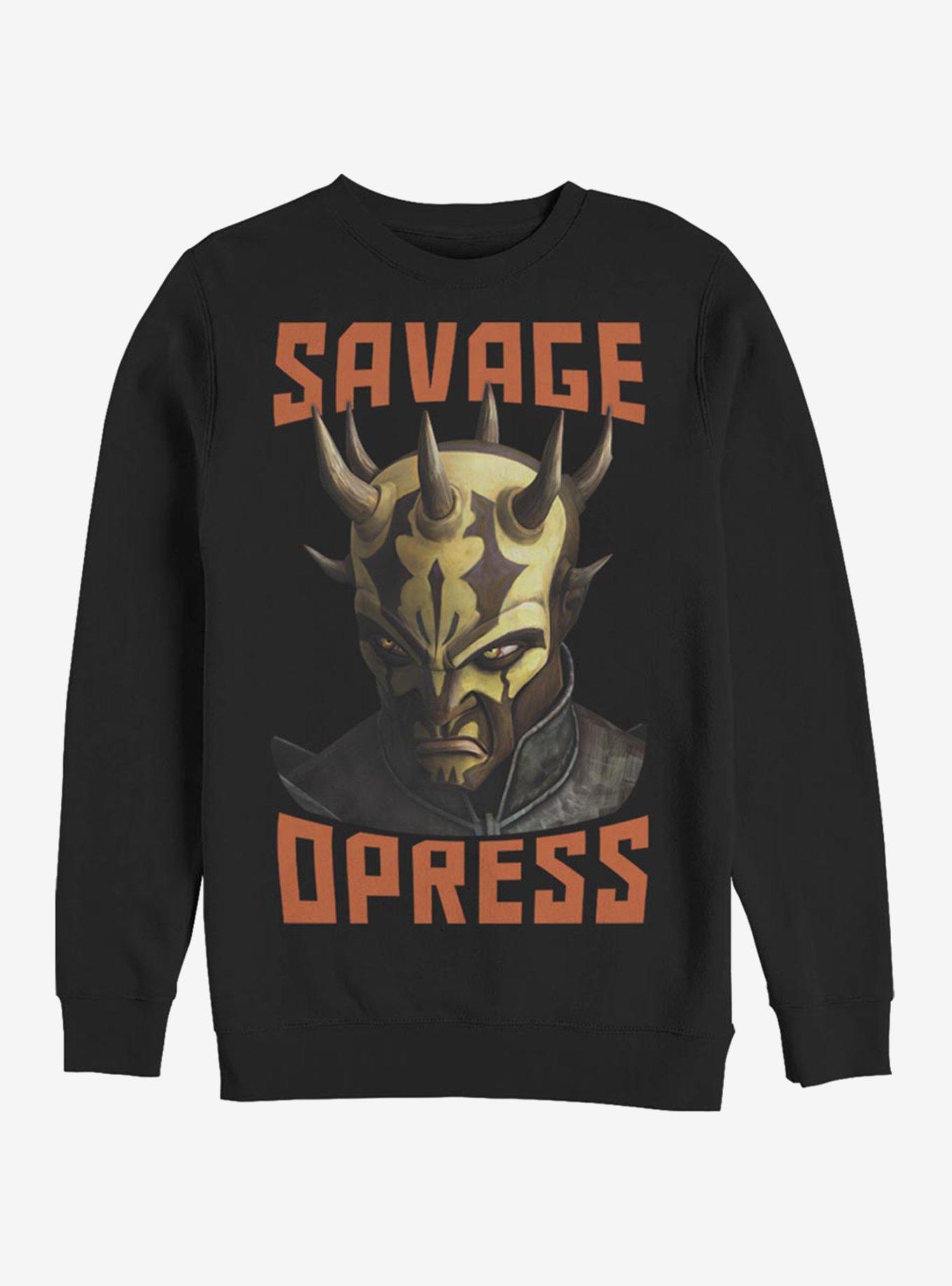 Star Wars: The Clone Wars Savage Opress Face Sweatshirt, , hi-res