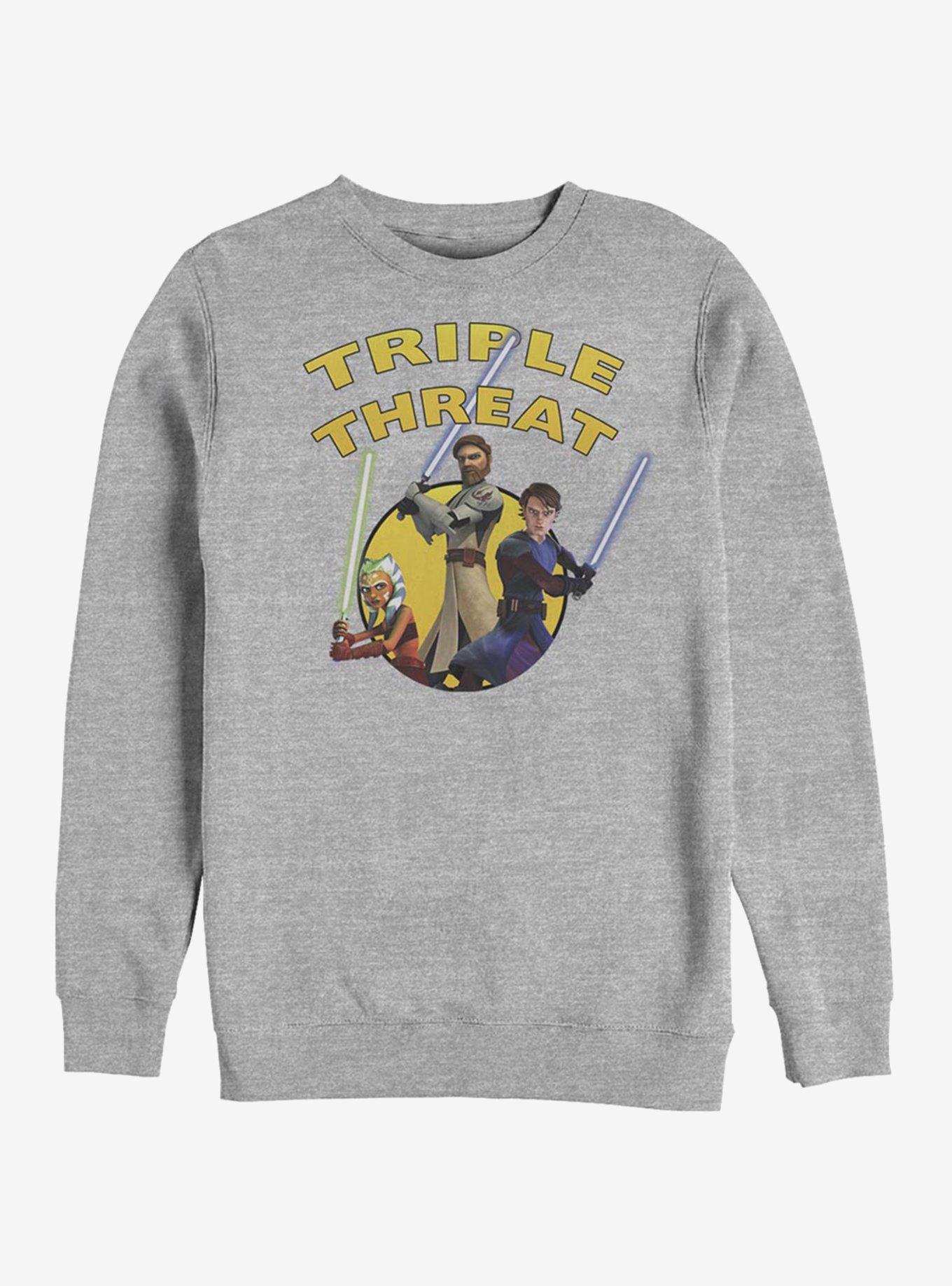 Star Wars: The Clone Wars Ahsoka Light Side Triple Threat Sweatshirt, , hi-res