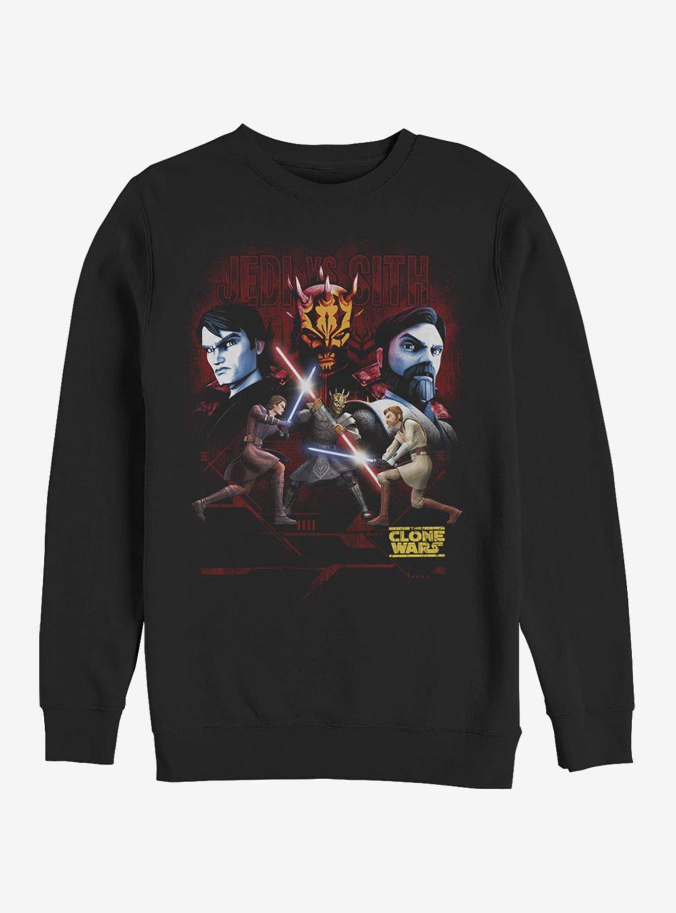 Star Wars: The Clone Wars Veruses Mode Sweatshirt, BLACK, hi-res