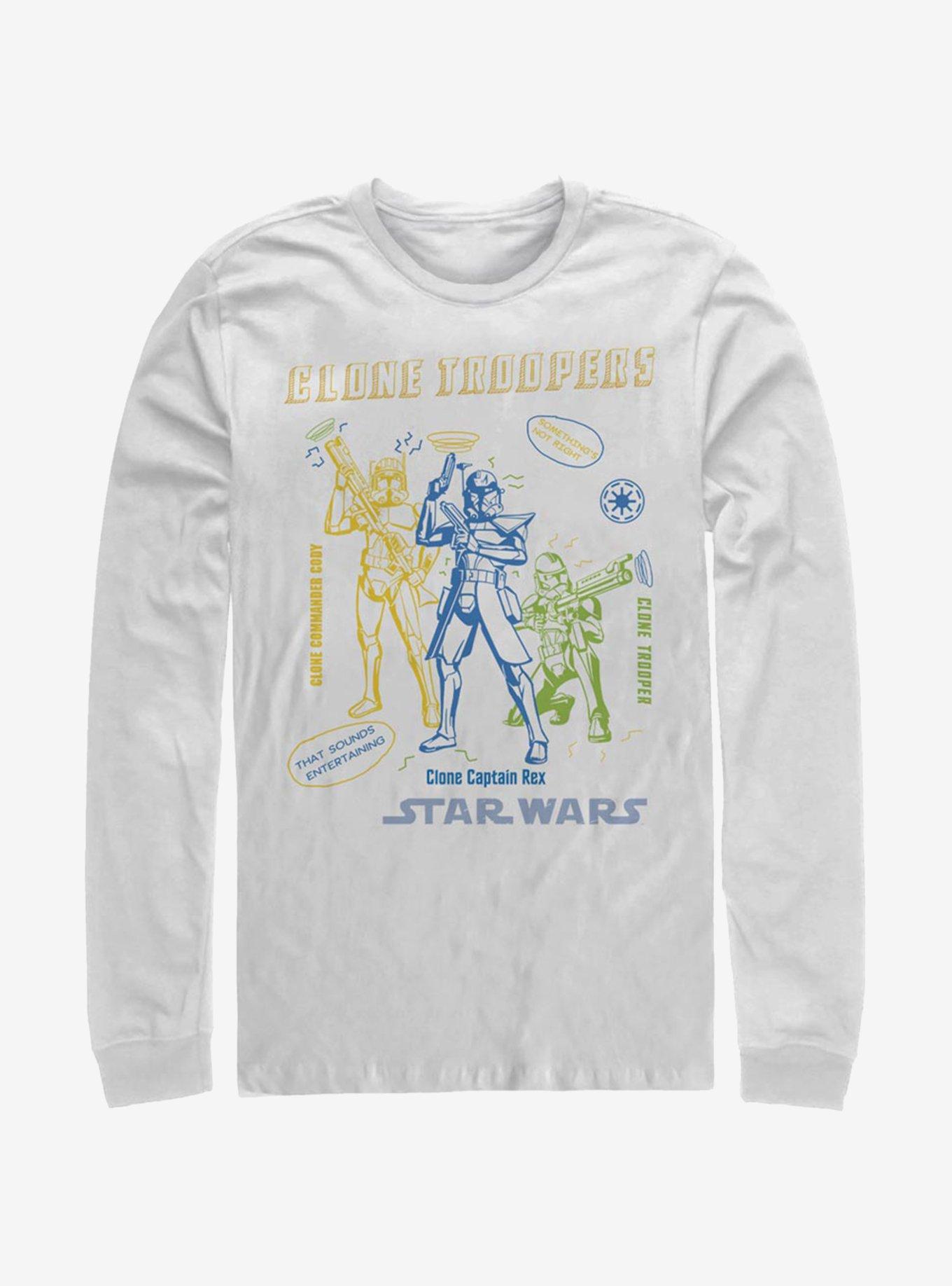 Star Wars: The Clone Wars Doodle Trooper Long-Sleeve T-Shirt, , hi-res