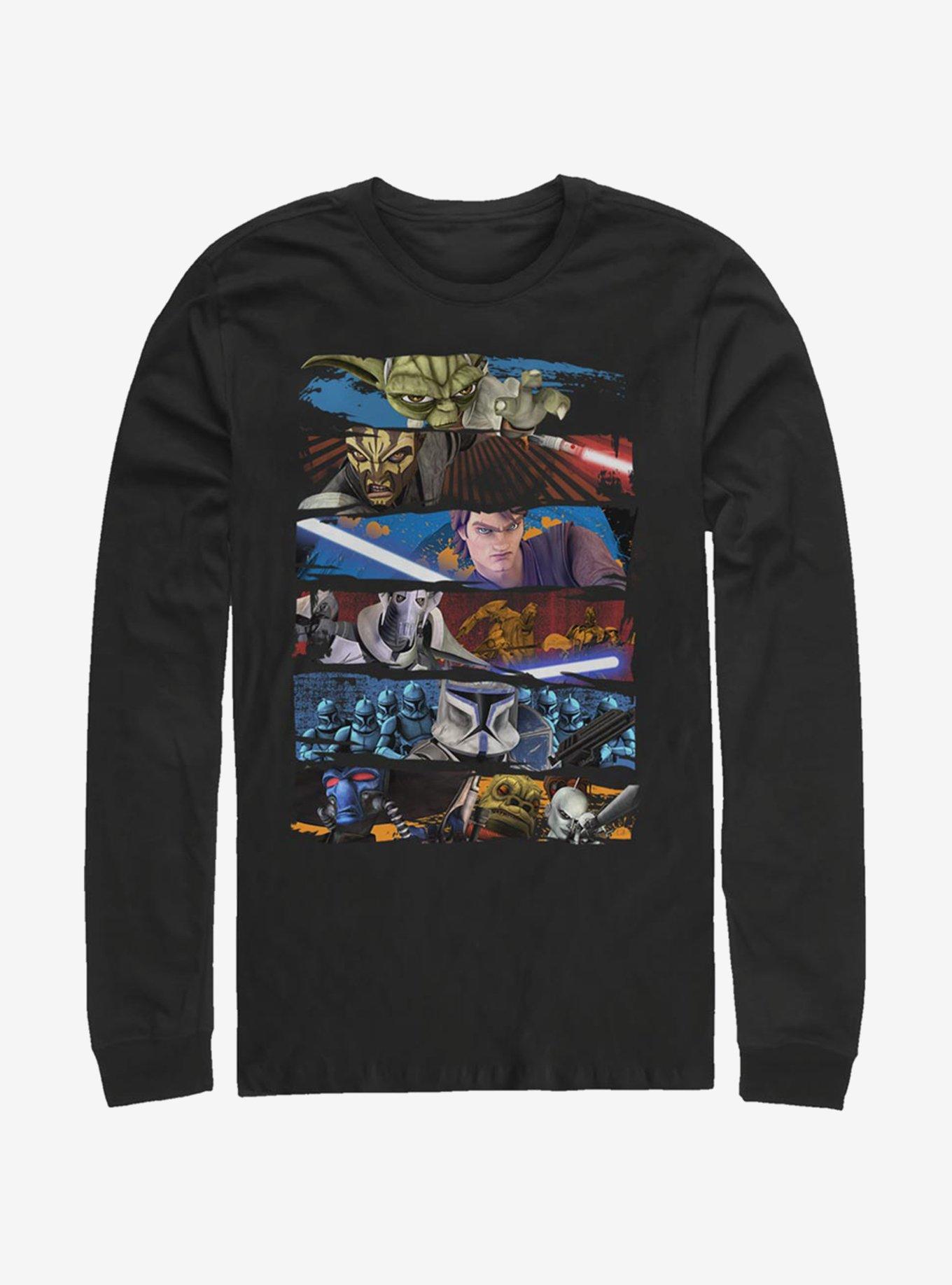 Star Wars: The Clone Wars Face Off Long-Sleeve T-Shirt, , hi-res