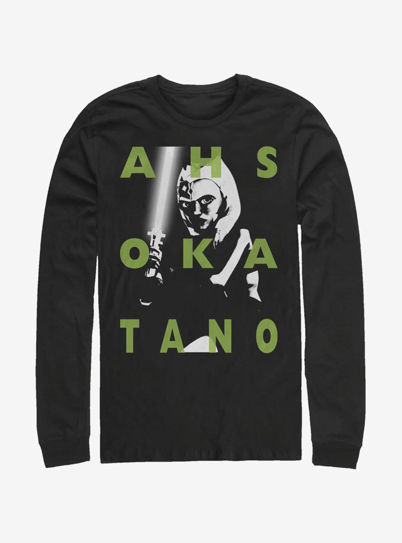 Star Wars: The Clone Wars Ahsoka Text Long-Sleeve T-Shirt, , hi-res