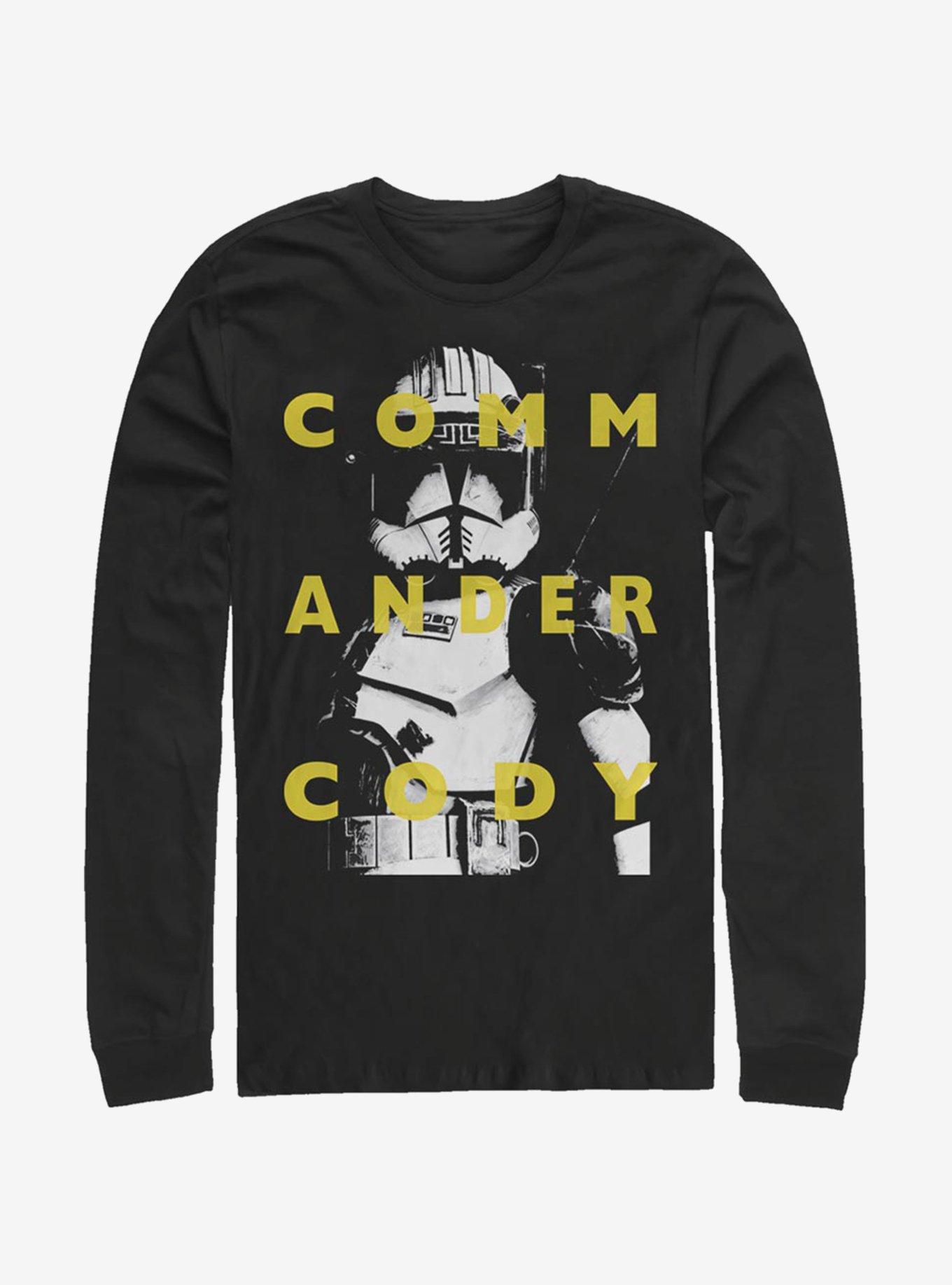 Star Wars: The Clone Wars Commander Cody Text Long-Sleeve T-Shirt, , hi-res