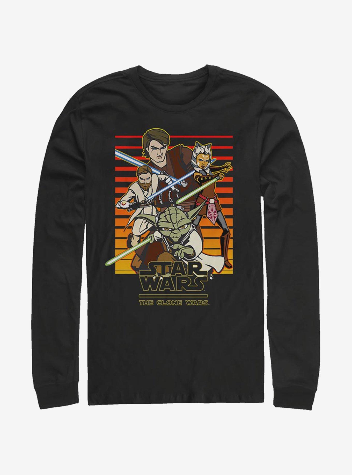 Star Wars: The Clone Wars Sun Setting Long-Sleeve T-Shirt, , hi-res