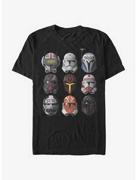 Star Wars: The Clone Wars Clone Helmets T-Shirt, , hi-res