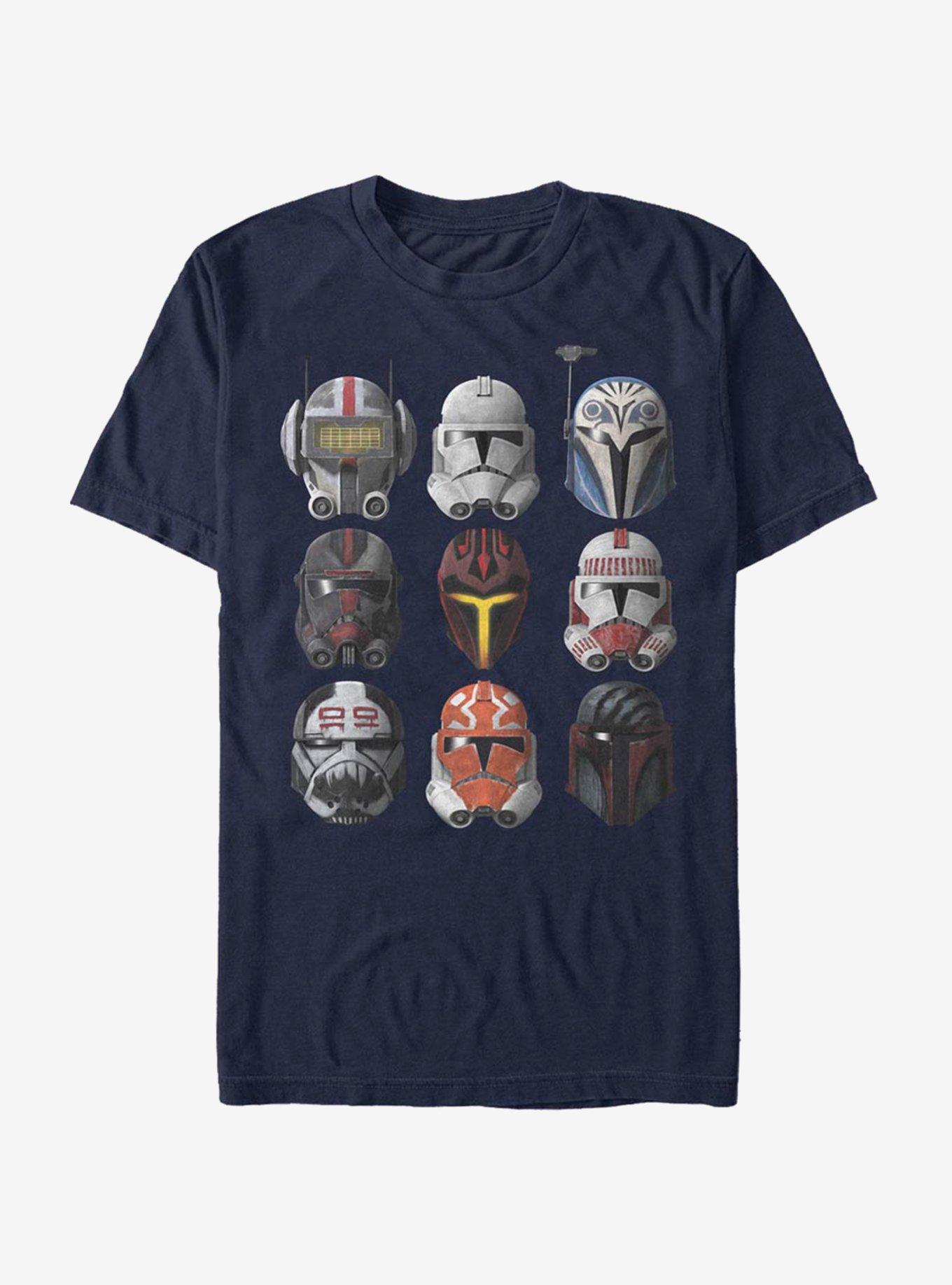Star Wars: The Clone Wars Clone Helmets T-Shirt, , hi-res