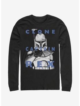 Star Wars: The Clone Wars Captain Rex Text Long-Sleeve T-Shirt, , hi-res