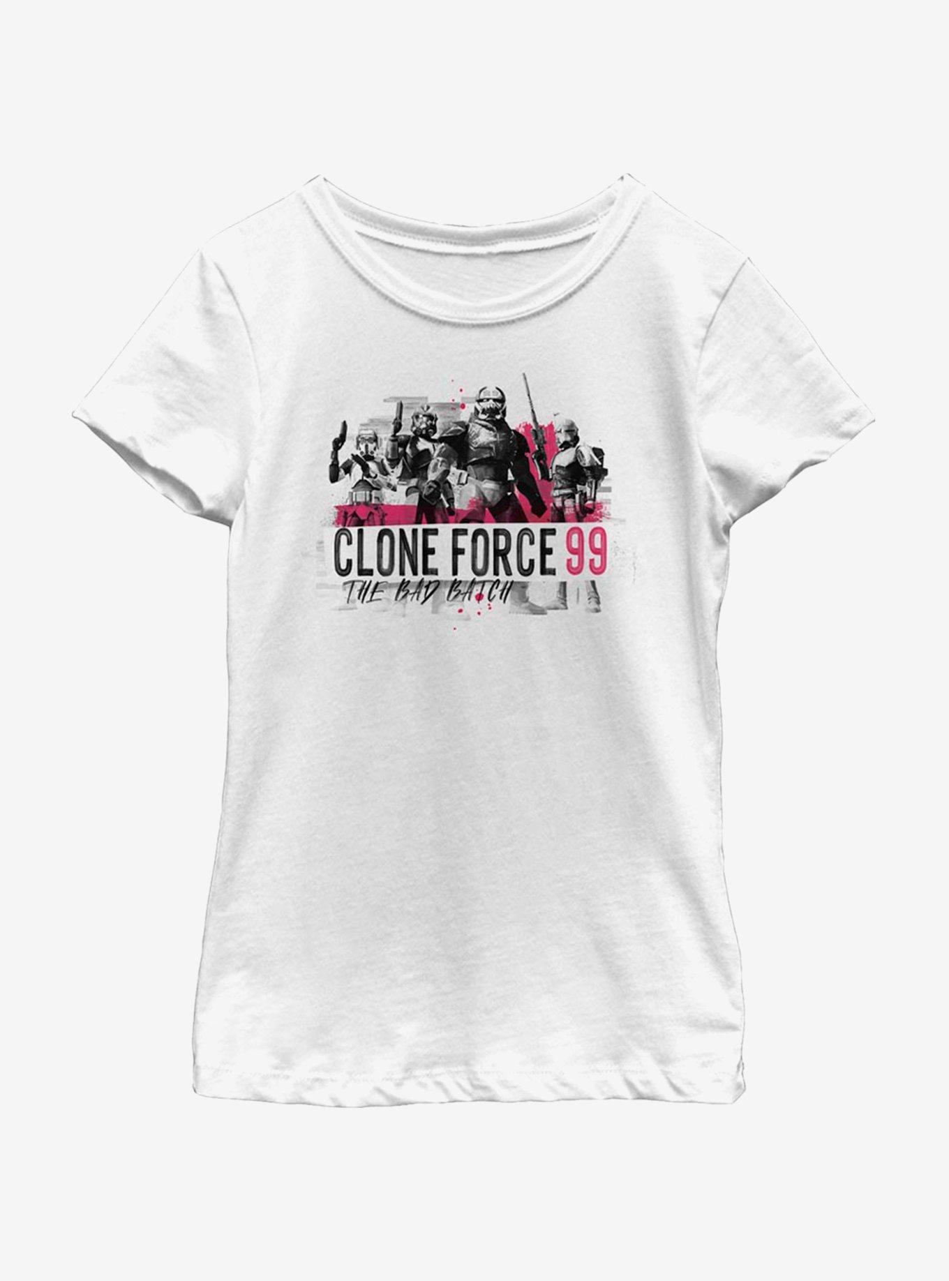 Star Wars: The Clone Wars Bad Batch Collage Youth Girls T-Shirt, , hi-res