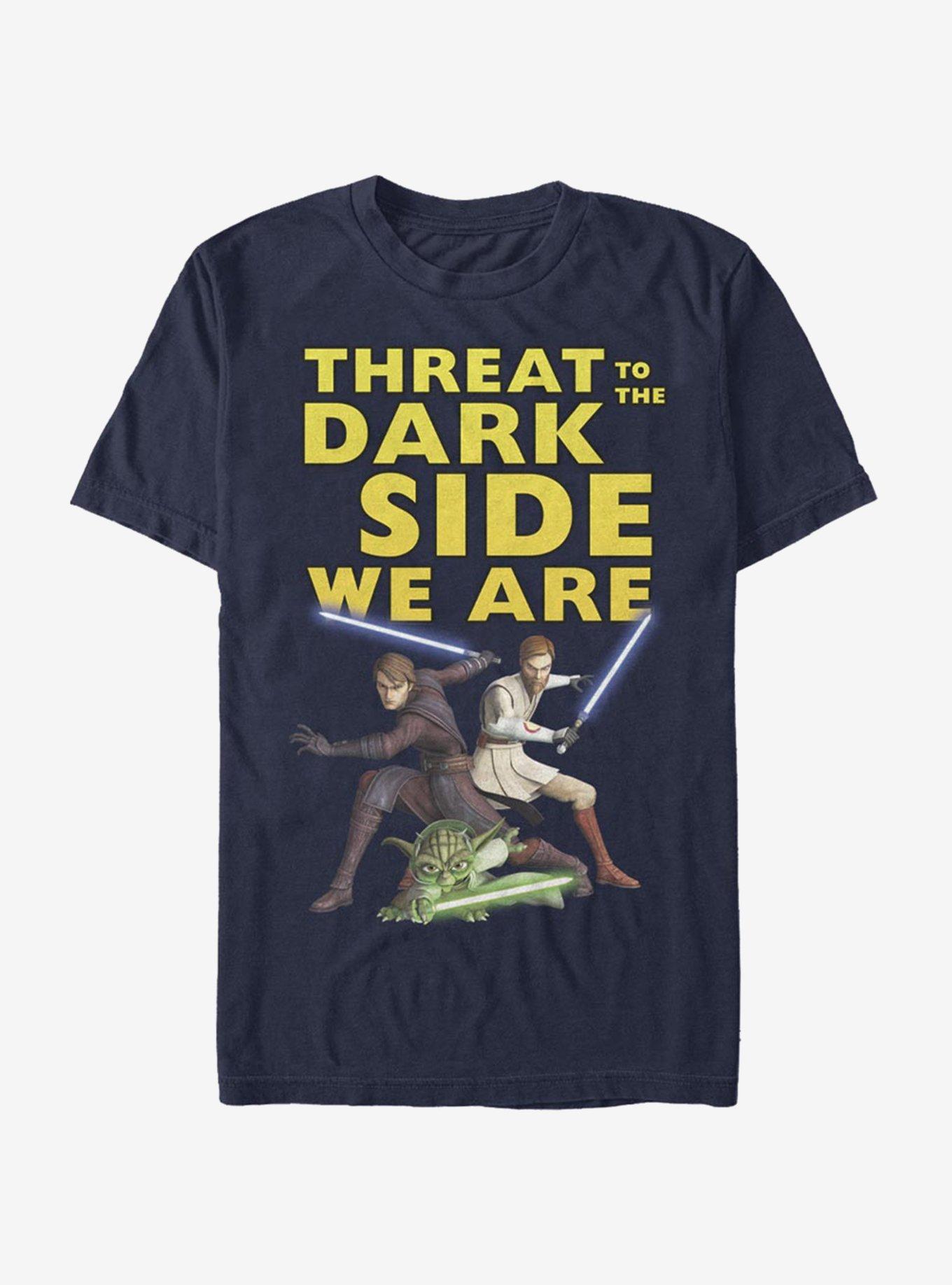 Star Wars: The Clone Wars Threat We Are T-Shirt, NAVY, hi-res view 1