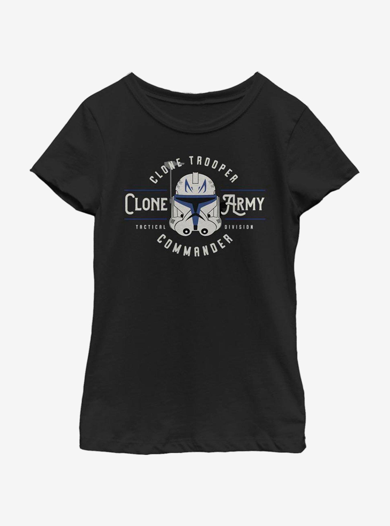 Star Wars: The Clone Wars Clone Army Emblem Youth Girls T-Shirt, , hi-res