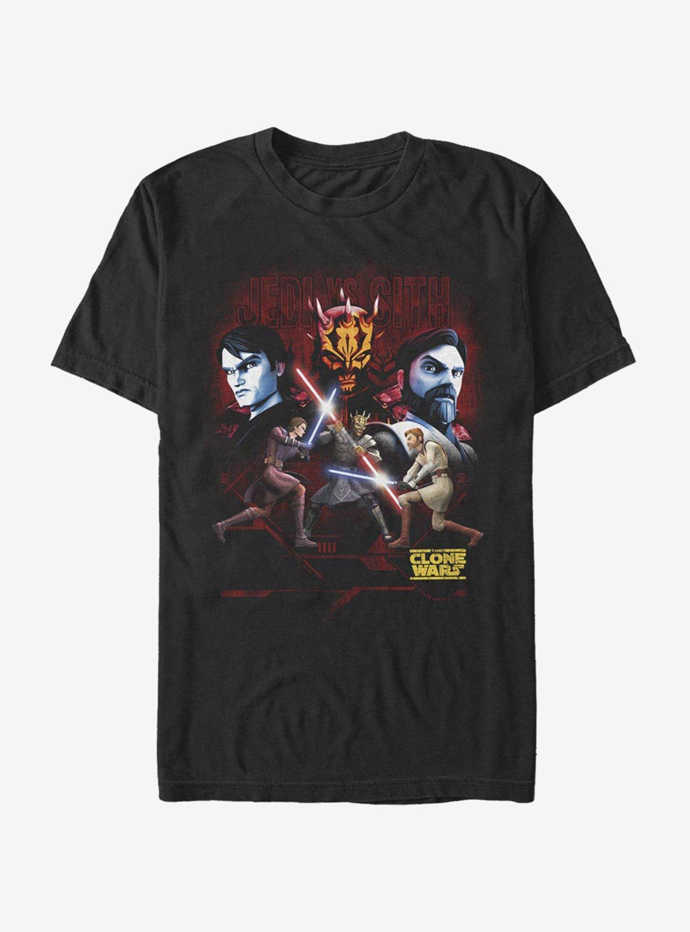 Star Wars: The Clone Wars Veruses Mode T-Shirt, BLACK, hi-res