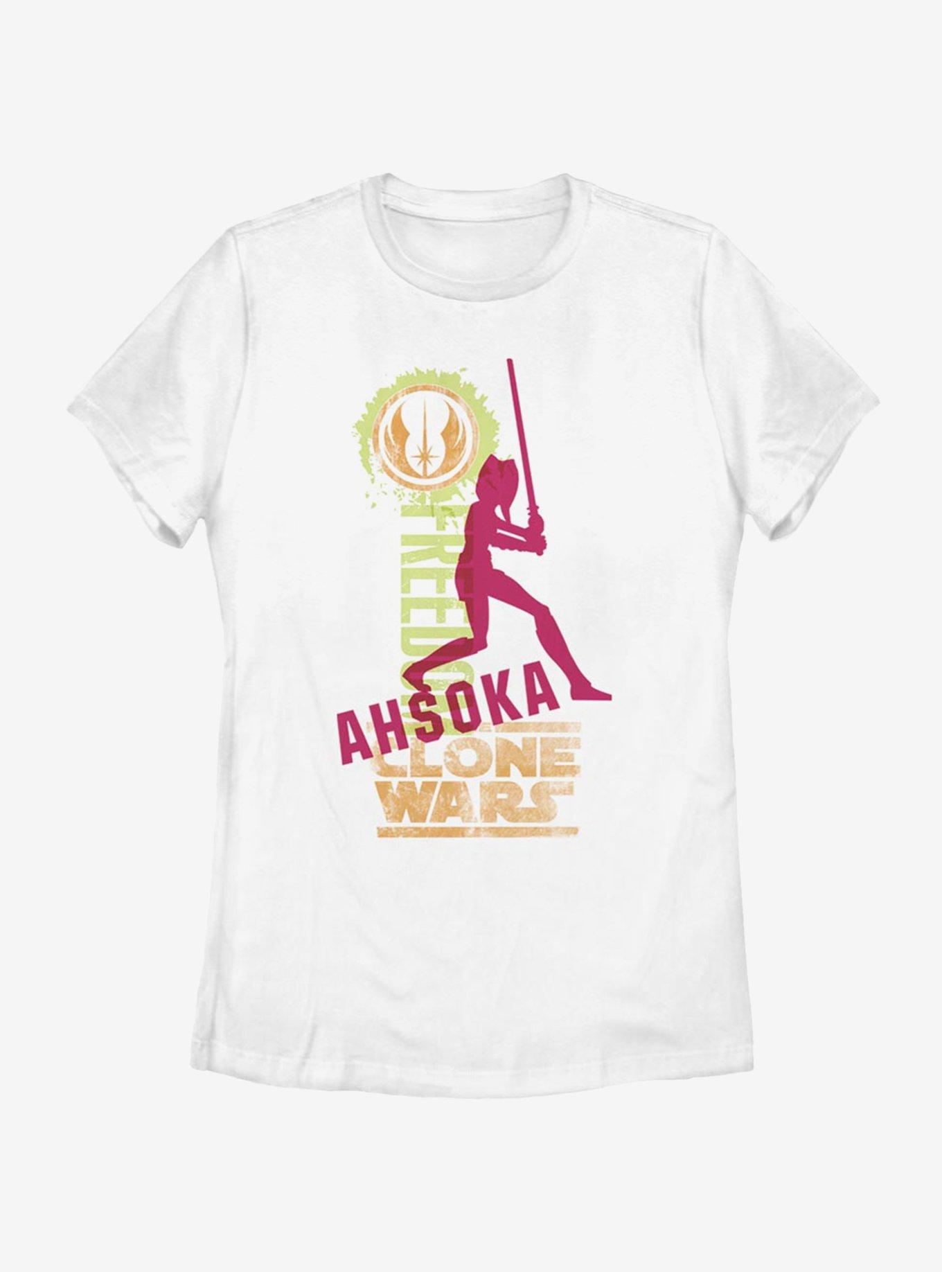 Star Wars: The Clone Wars Freedom Ahsoka Womens T-Shirt, , hi-res