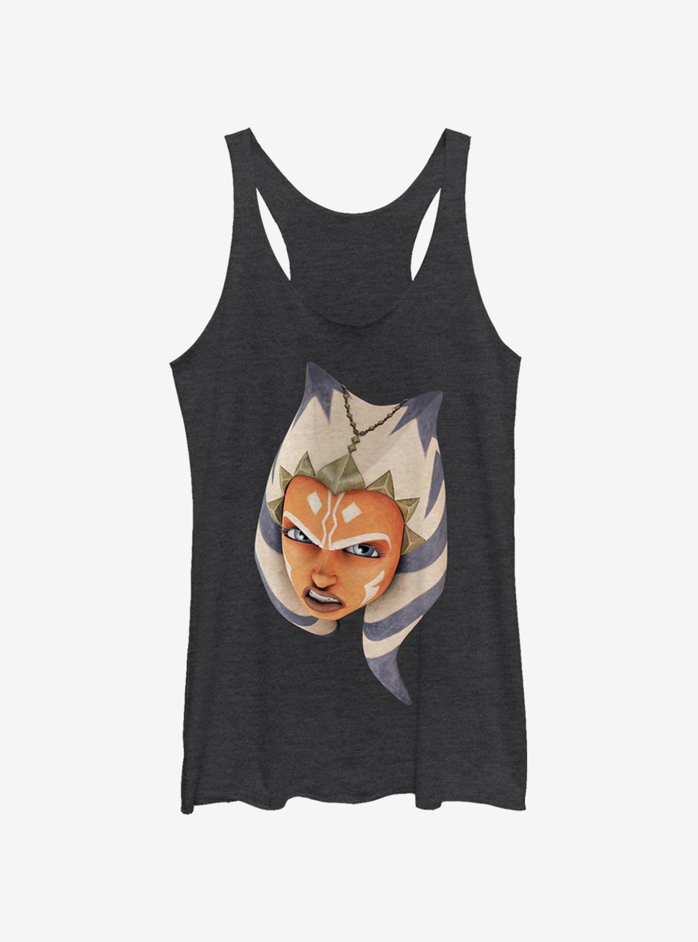 Star Wars: The Clone Wars Ahsoka Face Womens Tank Top, , hi-res
