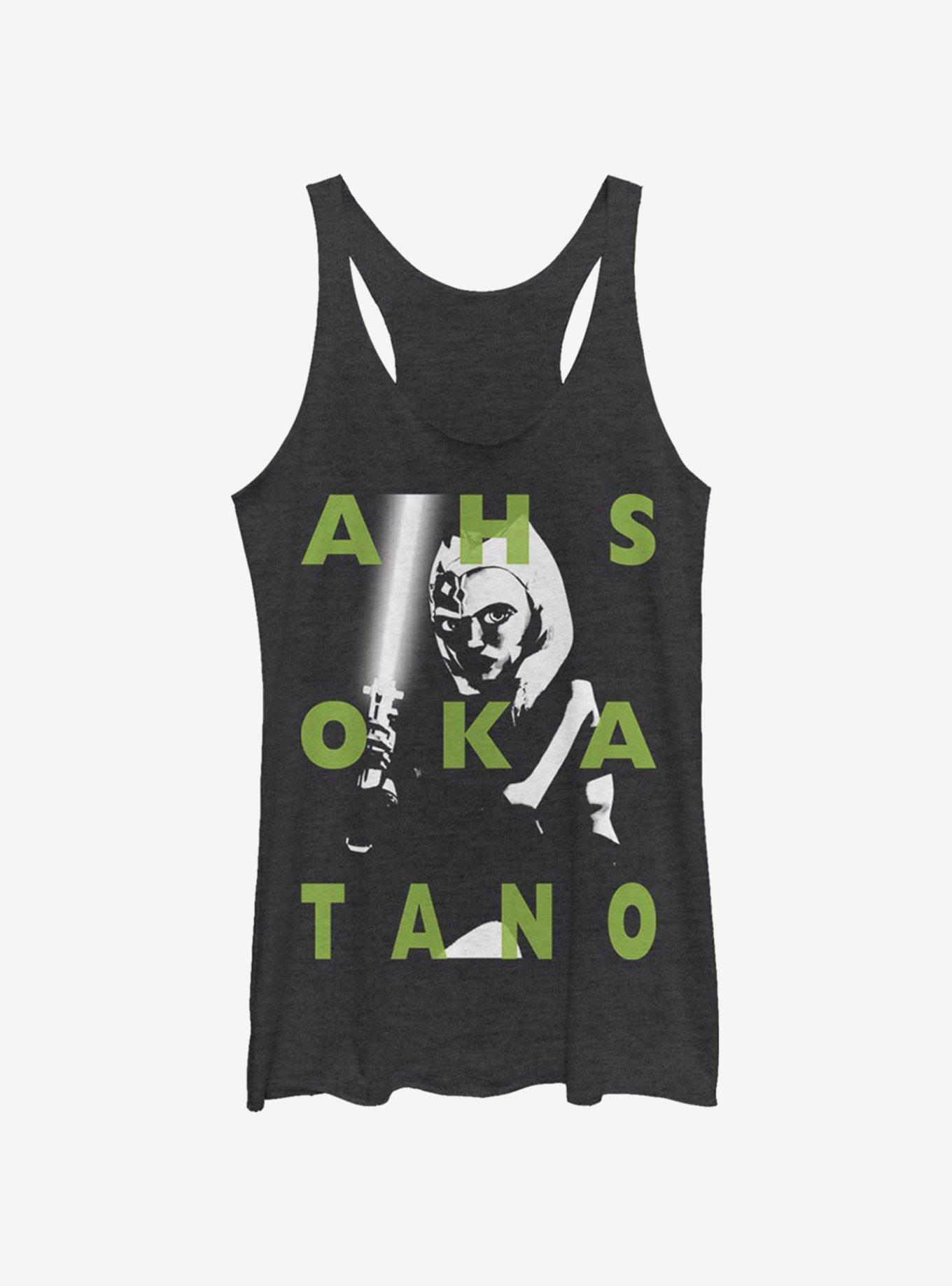 Star Wars: The Clone Wars Ahsoka Text Womens Tank Top, , hi-res