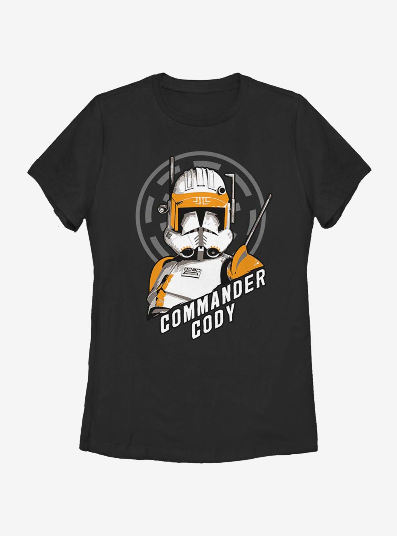 Star Wars: The Clone Wars Commander Cody Womens T-Shirt, BLACK, hi-res