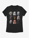 Star Wars: The Clone Wars Clone Helmets Womens T-Shirt, BLACK, hi-res