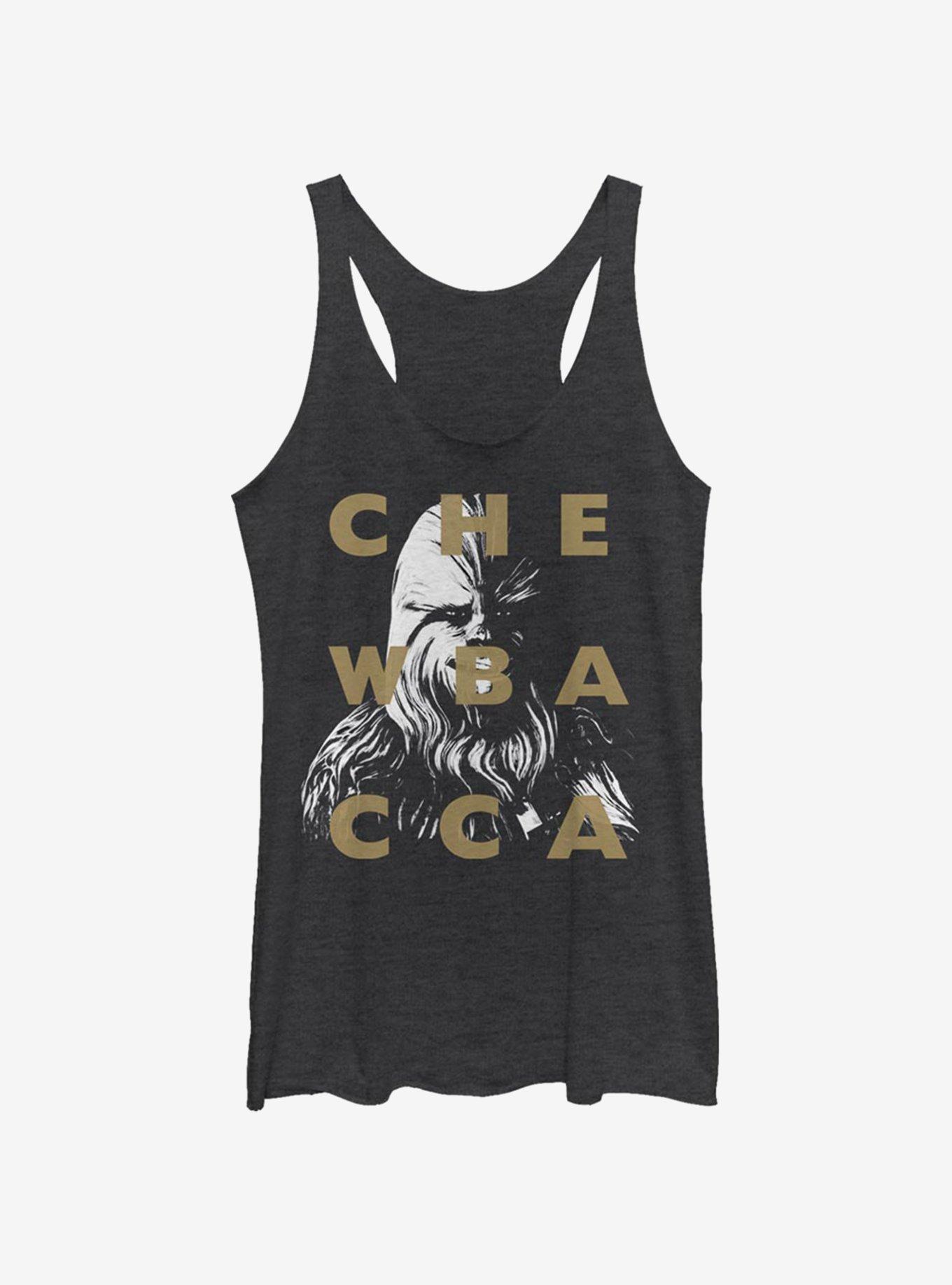 Star Wars: The Clone Wars Chewbacca Text Womens Tank Top, , hi-res