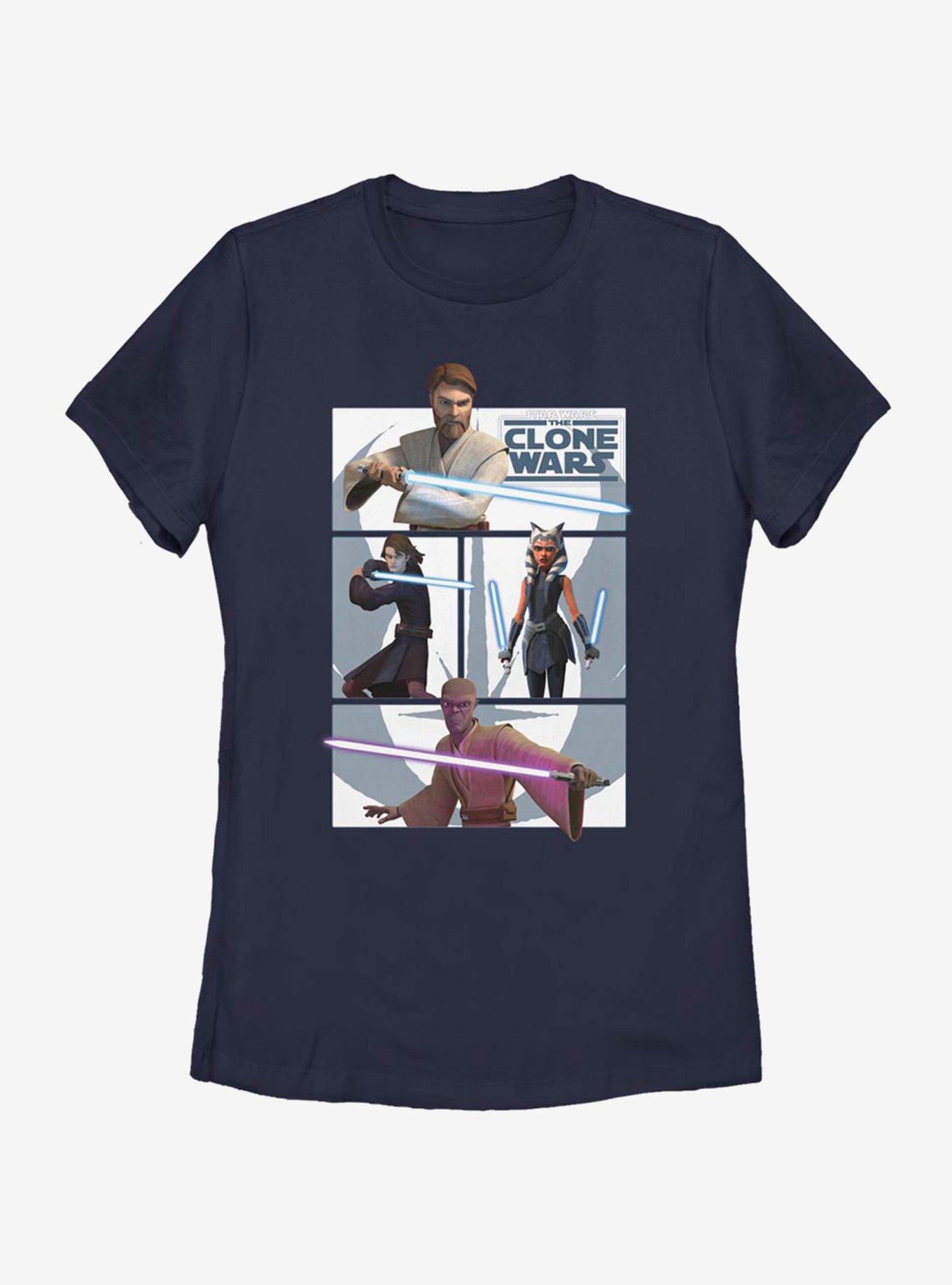 Star Wars: The Clone Wars Ahsoka Heroes Jedi Womens T-Shirt, , hi-res