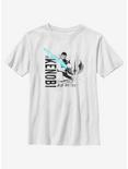 Star Wars: The Clone Wars Kenobi Collage Youth T-Shirt, WHITE, hi-res