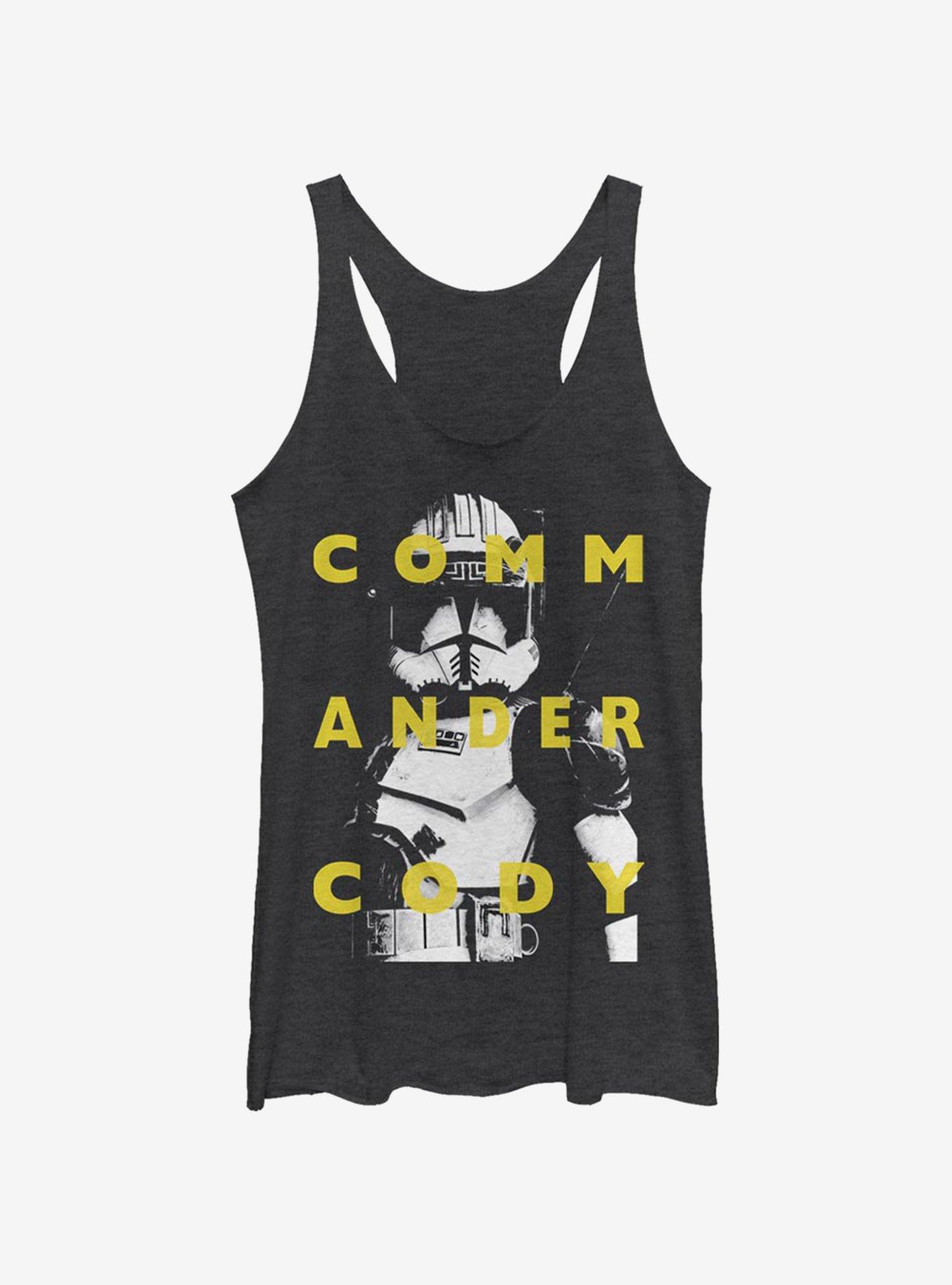 Star Wars: The Clone Wars Commander Cody Text Womens Tank Top, , hi-res