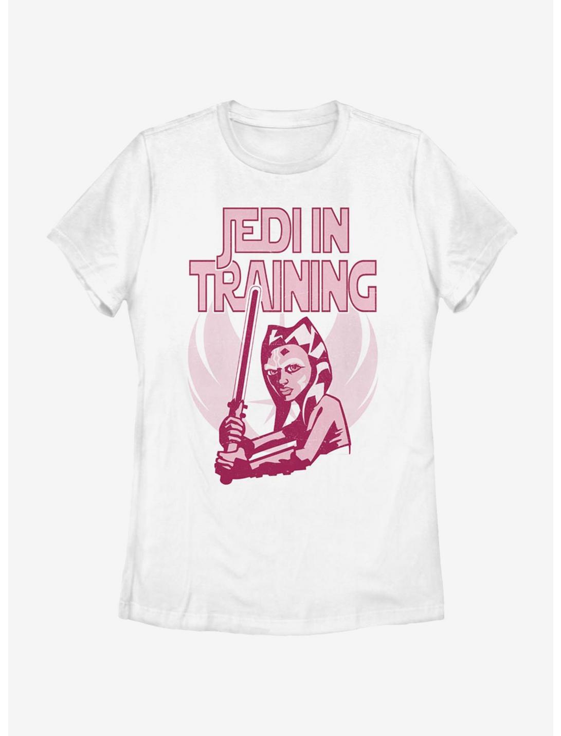 Star Wars: The Clone Wars Ahsoka Jedi In Training Womens T-Shirt, WHITE, hi-res