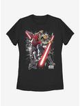 Star Wars: The Clone Wars Sith Brothers Womens T-Shirt, BLACK, hi-res