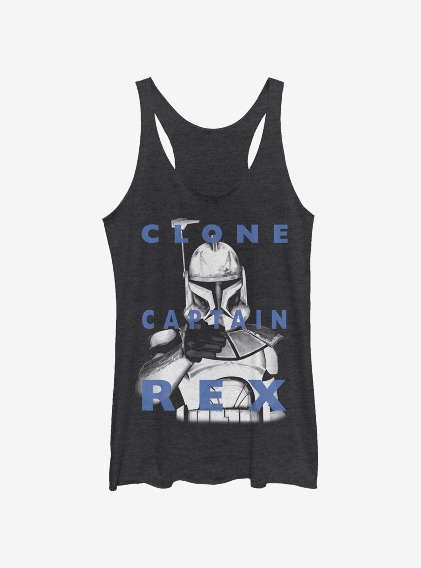 Star Wars: The Clone Wars Captain Rex Text Womens Tank Top, , hi-res