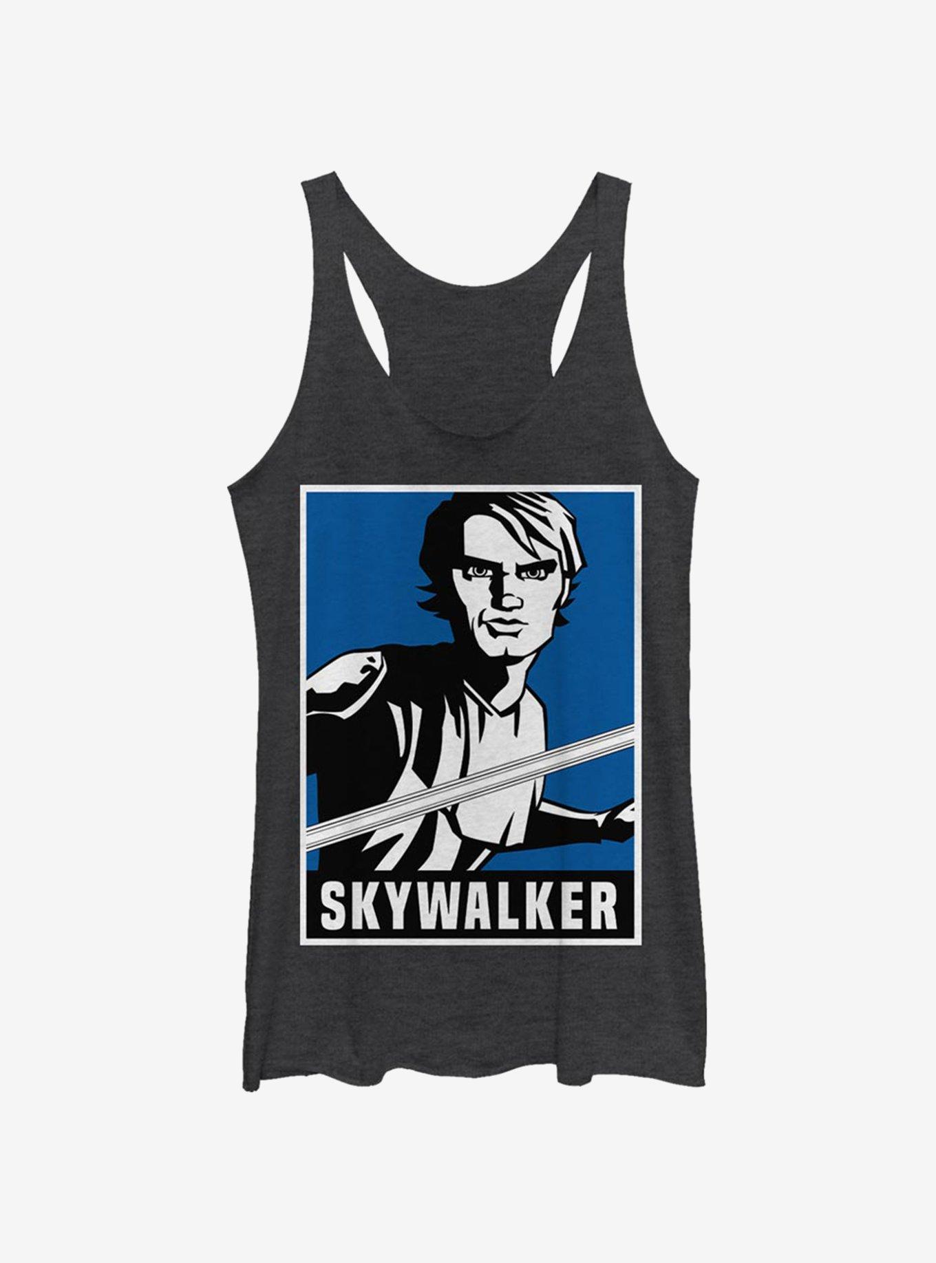 Star Wars: The Clone Wars Skywalker Poster Womens Tank Top, , hi-res