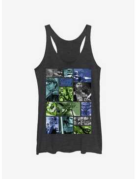 Star Wars: The Clone Wars Story Squares Womens Tank Top, , hi-res