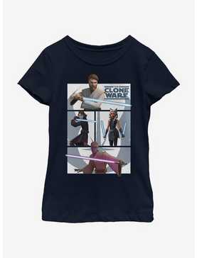 Star Wars: The Clone Wars Ahsoka Heroes Jedi Youth Girls T-Shirt, , hi-res