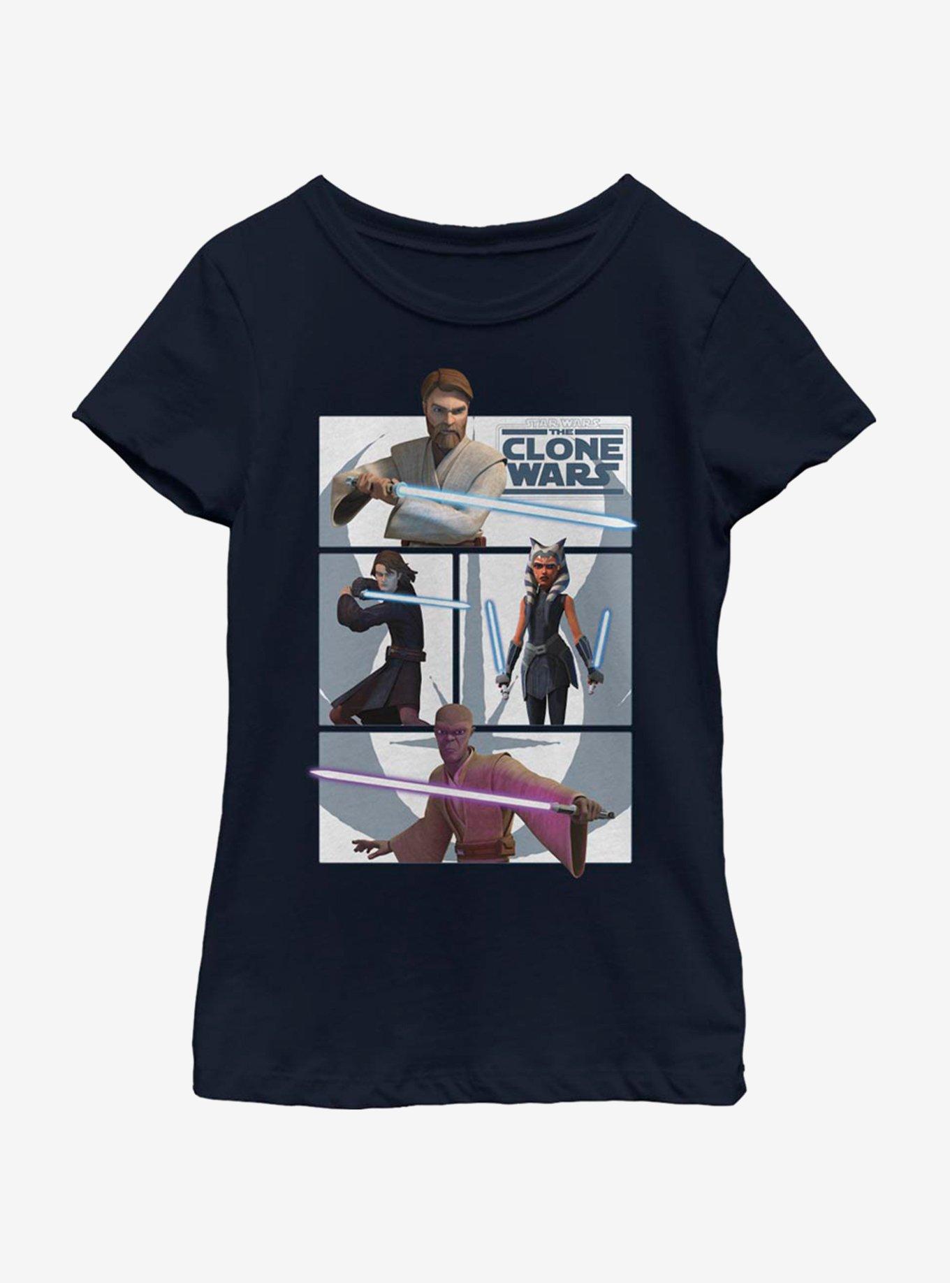 Star Wars: The Clone Wars Ahsoka Heroes Jedi Youth Girls T-Shirt, , hi-res