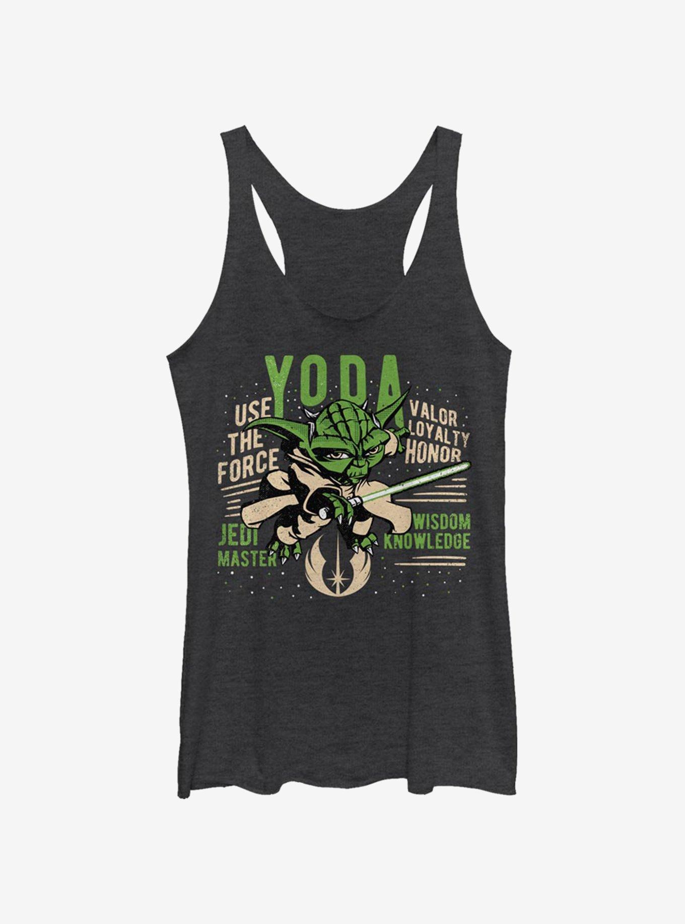 Star Wars: The Clone Wars Yoda Womens Tank Top, , hi-res