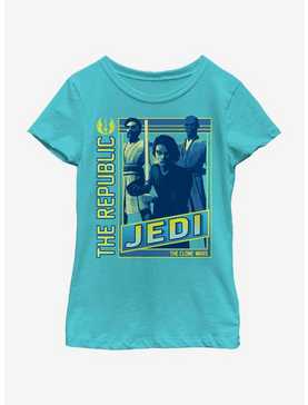 Star Wars: The Clone Wars Jedi Group Youth Girls T-Shirt, , hi-res