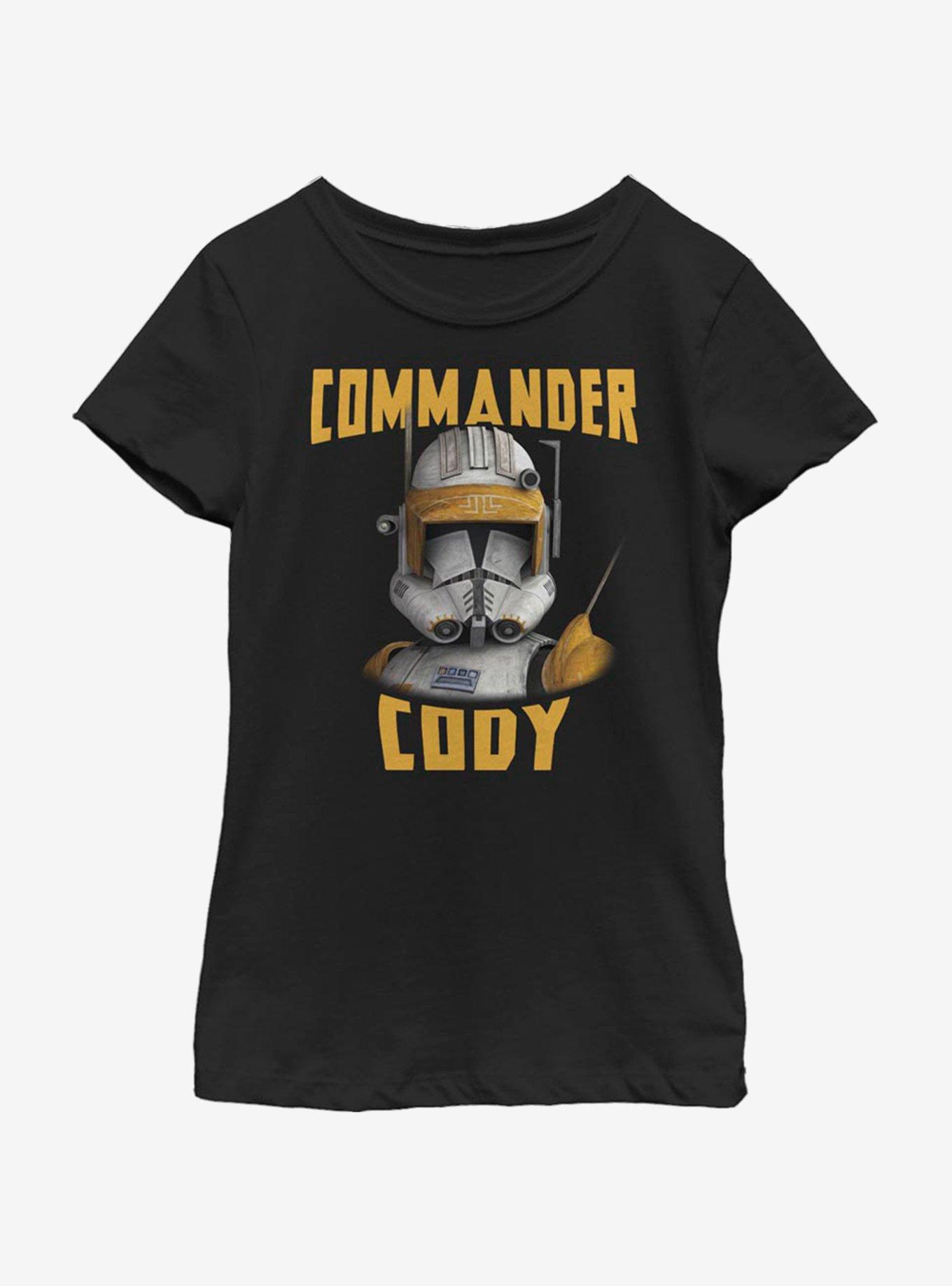 Star Wars: The Clone Wars Commander Cody Helmet Youth Girls T-Shirt, , hi-res